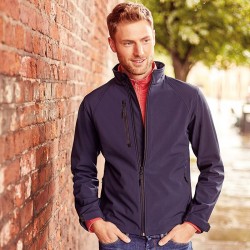 Plain Soft Shell Jacket Men Russell